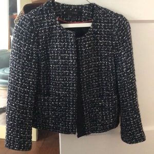 J.CREW Midnight blue tweed jacket